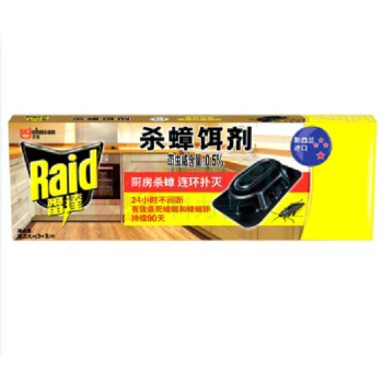 雷达 Raid 杀蟑饵剂 / 2.5g/片*(3+1)片/盒 24盒/箱