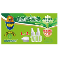 超威 SUPERB 无线器+电热蚊香液 (艾草清香) (1器+40ml*2瓶(安睡90晚)/组) 15盒/箱 (新老包装交替发货)