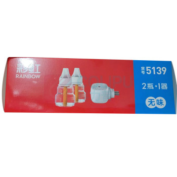 彩虹 无味液体蚊香液 5139 2瓶+1器