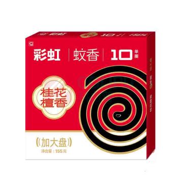 彩虹 蚊香 桂花檀香10盘 