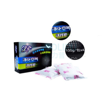 绿伞 净化空气活性炭 400g(100g*4包)/盒 20盒/箱