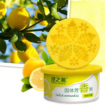 绿之源 GREEN SOURCE 固体芳香剂 Z-0194 70g*8 ((柠檬+玫瑰))