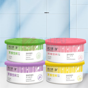 绿之源 GREEN SOURCE 固体芳香剂除味剂清新剂 70g/盒 柠檬/茉莉/玫瑰/薰衣草 香味随机发货
