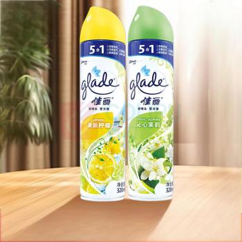 佳丽 空气清新剂 茉莉花香/柠檬香 随机发货 320ml/瓶