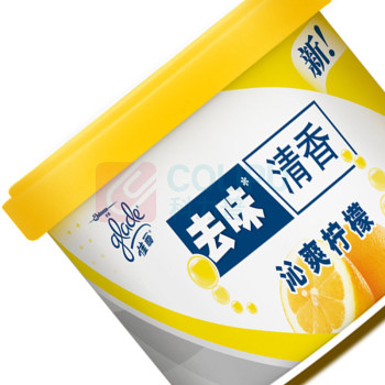 佳丽 固体芳香剂 (沁爽柠檬) 70g/盒 45盒/箱