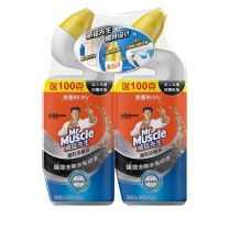 威猛先生 Mr Muscle 双包装(500g+100g)*2瓶 强效洁厕液