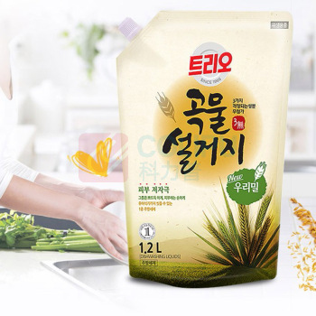 爱敬 洗洁精特里奥谷物米糠洗涤剂 米糠 1200ml 