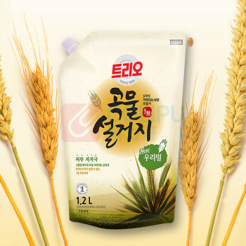 爱敬 洗洁精特里奥谷物小麦洗涤剂 小麦 1200ml 