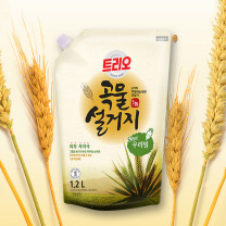 爱敬 洗洁精特里奥谷物小麦洗涤剂 小麦 1200ml 
