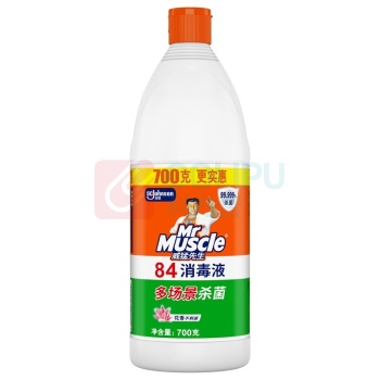 威猛先生 Mr Muscle 84消毒液 (清新花香) 700g/瓶 20瓶/箱