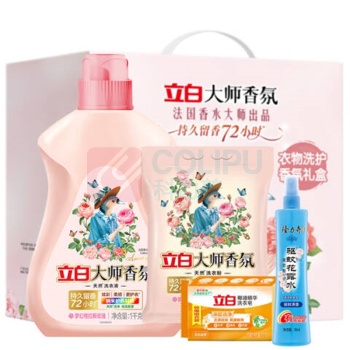 立白 洗护套装 四件套 洗衣液 洗衣皂 花露水