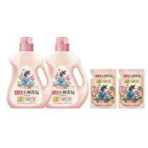 立白 大师香氛洗衣液套装 (玫瑰) (1kg/瓶*2瓶+500g/袋*2袋)