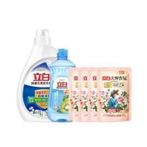 立白 除菌洗衣液1.05kg酵素洁净套装 六件套 1905g型