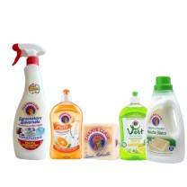 大公鸡管家 家庭清洁五件套 K23A05 清洁剂600ml+洗衣皂液1000ml+洗衣皂300g+洗洁精2瓶 