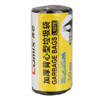 齐心 Comix 垃圾袋 加厚中号手提型 L107E 1卷装 30只45*60cm