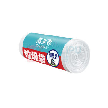 海亚森 HAIYASEN 加厚平口式垃圾袋 TK-8108 45*50cm (白色) 30只/卷 单面1S