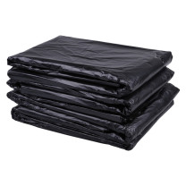 拓圣利 特厚平口垃圾袋 120cm*140cm 4丝 (黑色) 50个/包