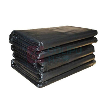 舒蔻 物业垃圾袋平口 40*50cm 2丝 (黑色) 50只