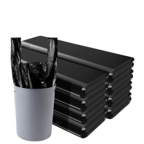 科力邦 Kelibang 背心手提式一次性塑料垃圾袋 KB1002 50*60cm*1.8丝(双面) 5卷100只装 (黑色) 商用物业办公