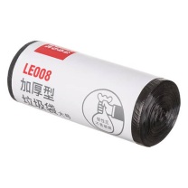 齐心 Comix 加厚点断式平口垃圾袋 LE008 50*60cm 30个/卷 (黑色)