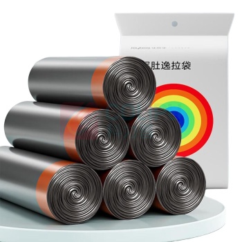 佳帮手 垃圾袋 单边逸拉抽绳垃圾袋 45*50cm 75只 1丝 (黑色)