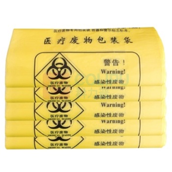 科力邦 Kelibang 医疗塑料袋垃圾袋 背心式 KB1005 50cm*60cm (黄色) 50只/包 70包/箱