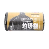 科力普 COLIPU 加厚型垃圾袋 点断式 / 45cm*55cm 1s (黑色) 30只/卷 100卷/箱