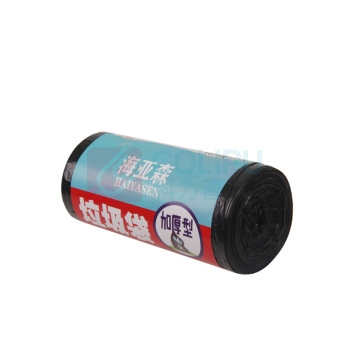 海亚森 HAIYASEN 加厚型垃圾袋 点断式 TK-8005 60cm*80cm 1.3s (黑色) 15只/卷 50卷/箱