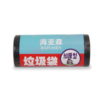 海亚森 HAIYASEN 加厚型垃圾袋 点断式 TK-8005 60cm*80cm 1.3s (黑色) 15只/卷 50卷/箱
