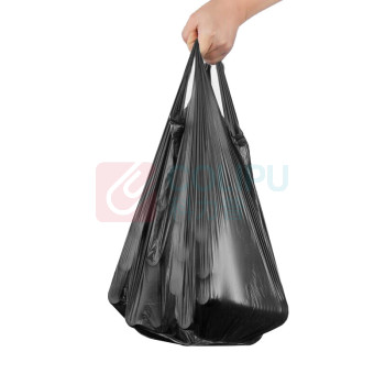科力邦 Kelibang 垃圾袋 背心式 KB1002 36cm*55cm 双面2S (黑色) 50只/包 50包/箱