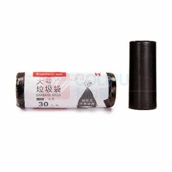 齐心 Comix 垃圾袋 点断式 L105 50cm*60cm 0.6s (黑色) 30只/卷 60卷/箱