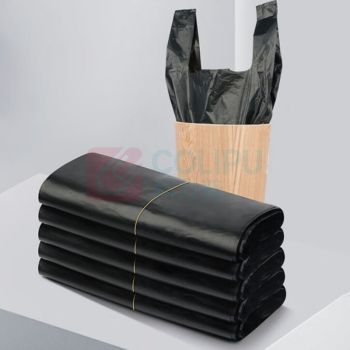 企采严选 背心袋垃圾袋 64cm×35cm 100个/包 