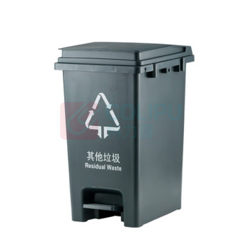 庄太太 带盖垃圾桶翻盖式 15L