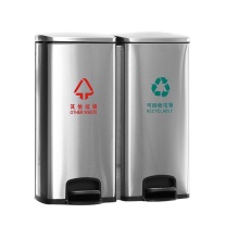 麦思格测 MASIGECE 分类垃圾桶 MAX-218H 60L (钢本色)