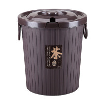 蓓尔蓝 圆形大号茶渣桶 FW1380 (咖啡色)