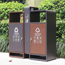 舒蔻 户外垃圾桶 90*33*95cm