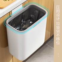 佳帮手 直投塑料垃圾桶 JBS-LJT-S04B1-JWT 9.4L 26cm*16cm*28cm (佳白) 敞口壁挂款 大号
