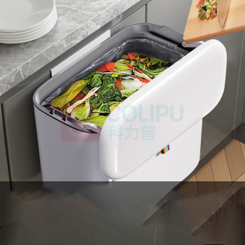 佳帮手 直投塑料垃圾桶 JBS-LJT-S04C1-JWT 5L 26cm*16cm*15cm (佳白) 敞口壁挂款 小号