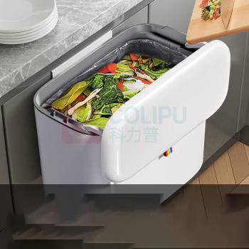 佳帮手 直投塑料垃圾桶 JBS-LJT-S04A1-JWT 7.4L 26cm*16cm*22cm (佳白) 敞口壁挂款 中号