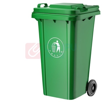 舒蔻 大垃圾桶 带盖户外 240L (绿色)
