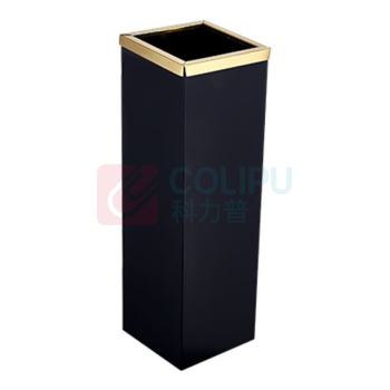 科力邦 Kelibang 不锈钢垃圾桶 KB1072 S型钛金配钛金盆(双层盆)