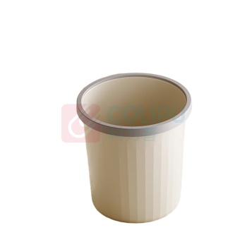 科力邦 Kelibang 圆形压圈塑料垃圾桶 KB5002 11L 20*27cm (白色)