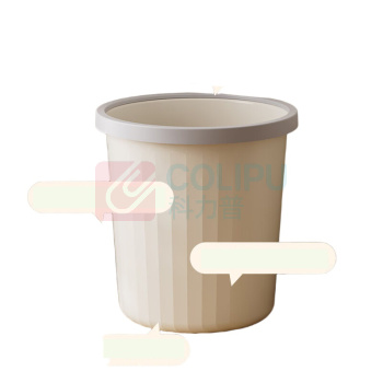 科力邦 Kelibang 圆形压圈塑料垃圾桶 KB5002 11L 20*27cm (白色)