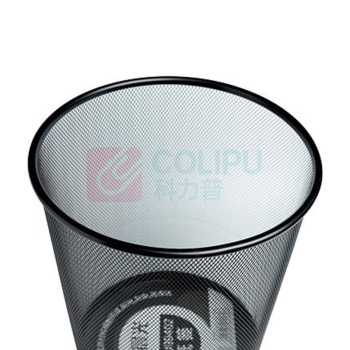 晨光 M&G 圆形金属网状垃圾桶 ALJ99402 直径260mm*285mm 10L (黑色) 12个/箱