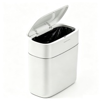 佳帮手 按压式夹缝带盖垃圾桶 JBS-LJT-CFA29-JGY 14.1L