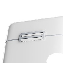 苏泊尔 SUPOR 感应塑料垃圾桶 TC-Z8 9L 27.5cm*15cm*32cm (白色) 窄缝款 充电款
