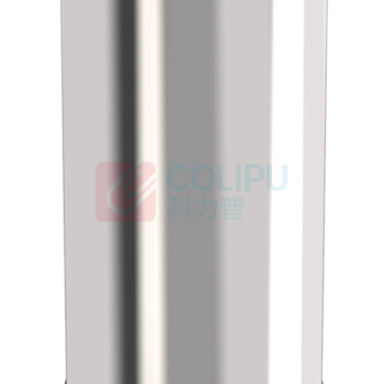 科力邦 Kelibang 港式不锈钢翻盖式垃圾桶 大号 KB1025 380mm*380mm*730mm 40L (银色)