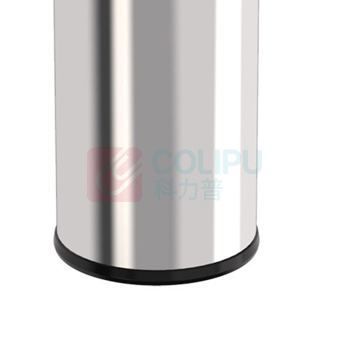 科力邦 Kelibang 港式不锈钢垃圾桶 KB1027 250mm*250mm*610mm 15L (银色) 斜投式小号
