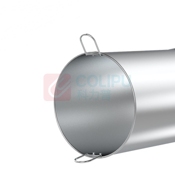 科力邦 Kelibang 港式不锈钢垃圾桶 KB1027 250mm*250mm*610mm 15L (银色) 斜投式小号