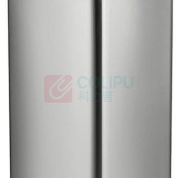 科力邦 Kelibang 正方形不锈钢脚踏垃圾桶 KB1082 300mm*350mm*635mm 30L (本色) 单桶 无分类标识